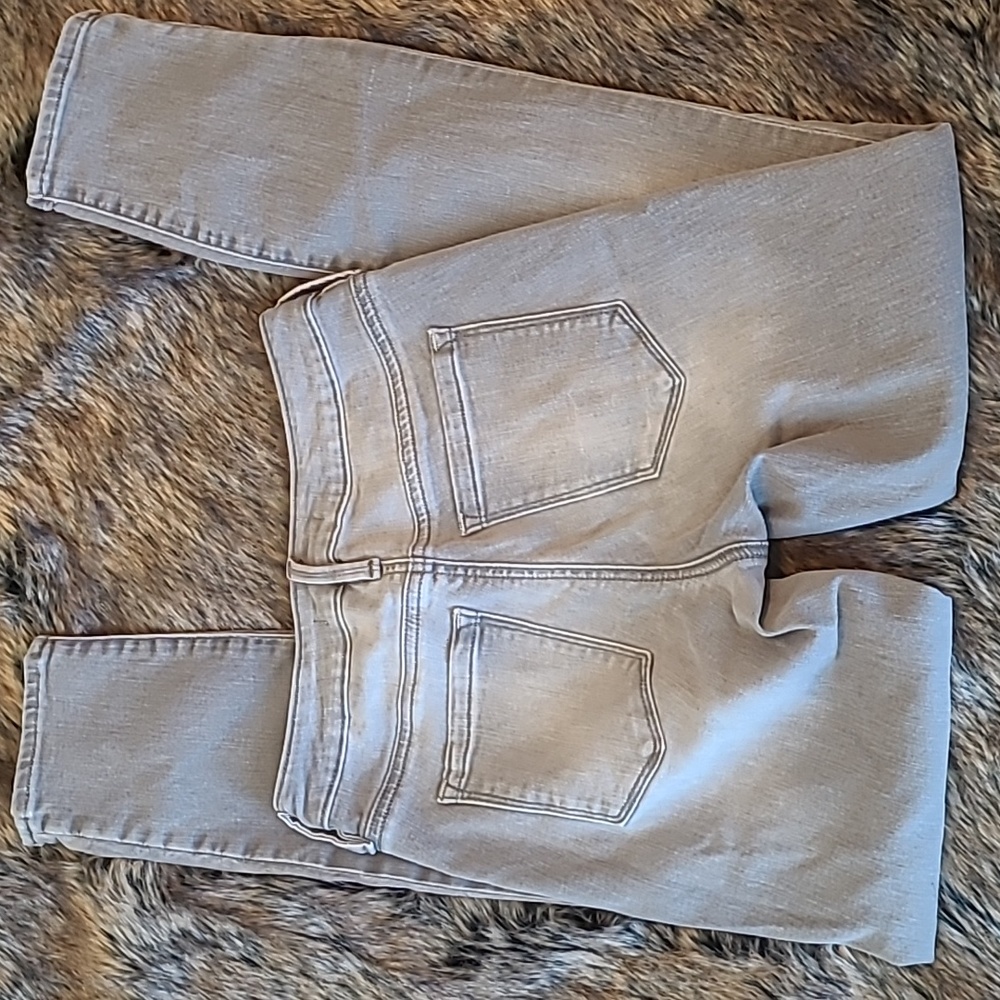 Athleta Sculptek Gray Skinny Mid Rise 5 Pocket Denim Jeans Size 0 - Picture 6 of 7